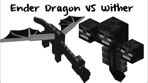 Ender Dragon VS Wither YouTube