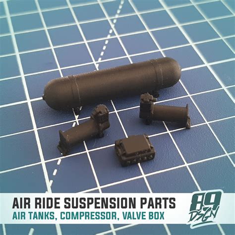 Stl File Air Ride Parts For 124 Scale Models・3d Printable Model To