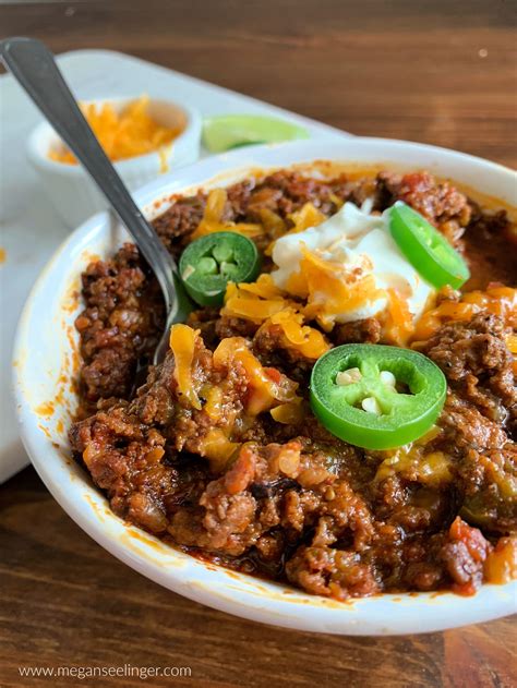 Keto Instant Pot Chili Recipe No Beans — Megan Rose Wellness