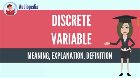 What Is Discrete Variable Discrete Variable Definition And Meaning Youtube