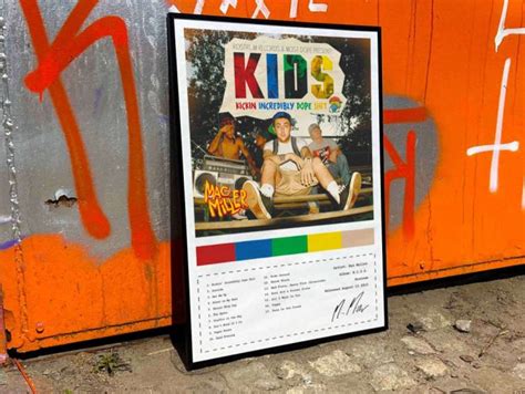 Mac Miller ""KIDS" Album Cover Poster - lylyprint.com