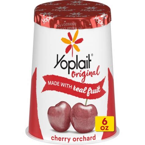 Yoplait Original Low Fat Cherry Orchard Yogurt Cup 6 Oz Kroger