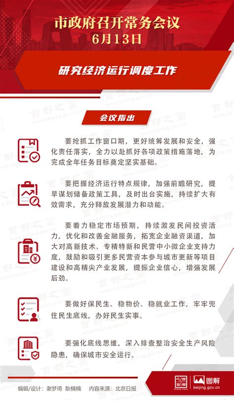 北京市政府常务会议图解：研究经济运行调度工作 光明网