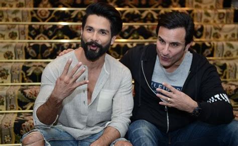 Shahid Kapoor And Saif Ali Khan Promoting Rangoon Together