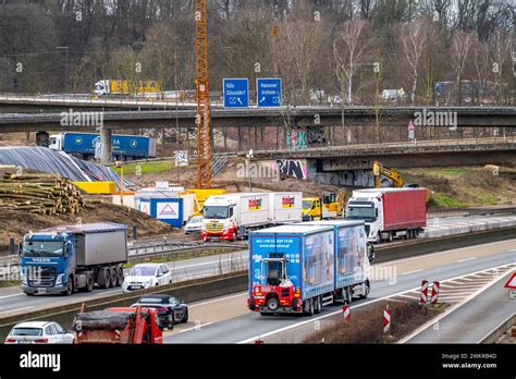 Autobahnkreuz Duisburg Kaiserberg Kompletter Um Und Neubau Des Kreuz