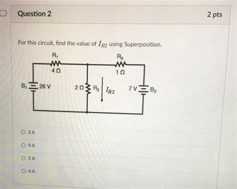 Solved Question 1 1 Pts In The Superposition Method To Zero