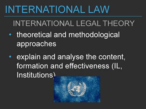 International Relations International Law And Organizations