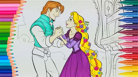 Unico Disegni Di Rapunzel Gia Colorati Migliori Pagine Da Colorare