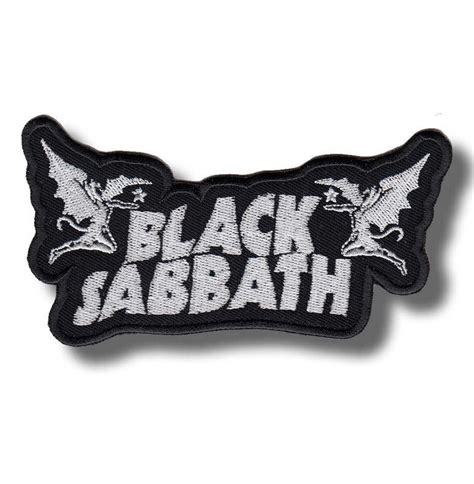 Black Sabbath Patch Badge Embroidered Iron On Applique Etsy