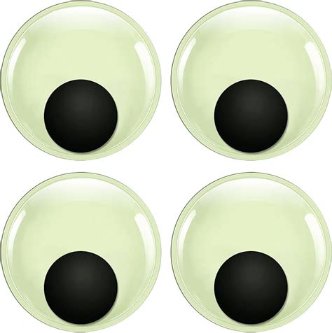 Amazon TOAOB 4pcs Luminous Large Googly Wiggle Eyes With Self