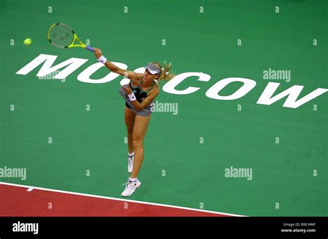 Russia s Yelena Dementyeva in the Kremlin Cup tennis tournament ...