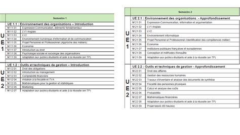 DUT GEA programme options conseils que faire après