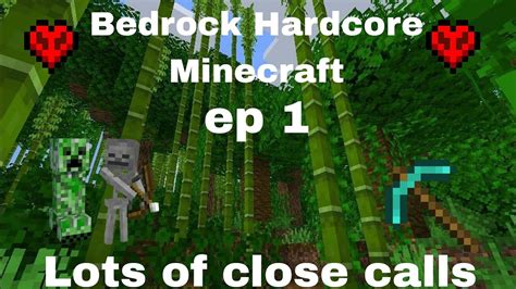 Lots Of Close Calls Hardcore Minecraft Bedrock Ep Youtube