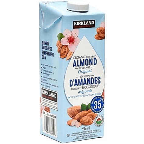 Kirkland Signature Fortified Almond Beverage 946ml Organic 1 Unit Washington Community Market