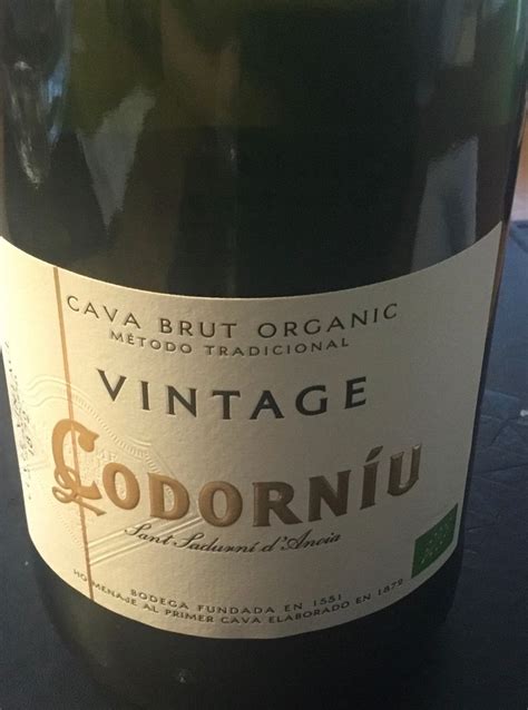 2018 Codorníu Cava Vintage Brut Spain Cava CellarTracker