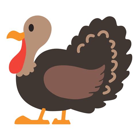 Emoji Turkey Meat Thepix Thanksgiving Thanks Giving Png Download