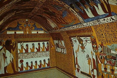 Tomb Of Sennedjem In The Deir El Medina Necropolis Ancient Thebes