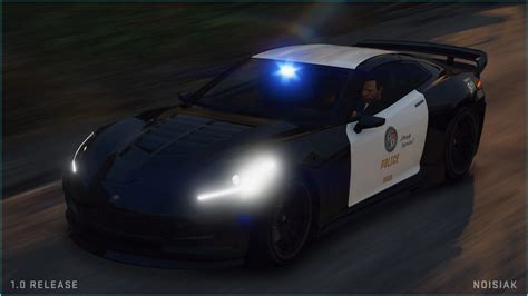 Police Invetero Coquette Add On Fivem Extras Tuning Call Sign