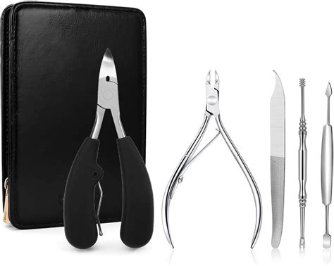 Bezox Nail Tool Set Complete Piece Manicure Pedicure Kit With