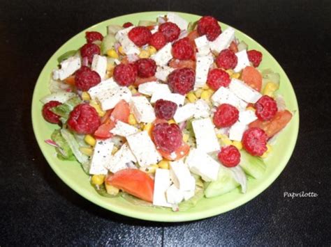 Salat Mit Feta Und Frischen Himbeeren Rezept Kochbar De