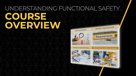 Course Overview Understanding Functional Safety Youtube