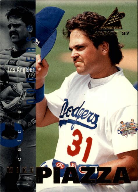 Pinnacle Inside Mike Piazza Nm Mt Au Sports Memorabilia