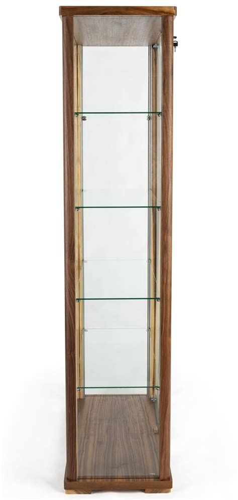 Tall Glass Display Cabinet Lockable Swing Style Doors Glass Curio Cabinets Glass Cabinets