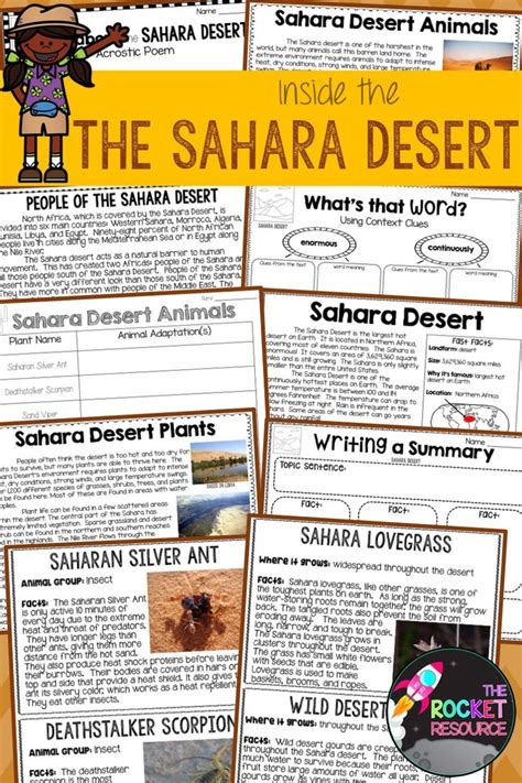 Sahara Desert Sahara Animals Sahara Plants Sahara People Distance