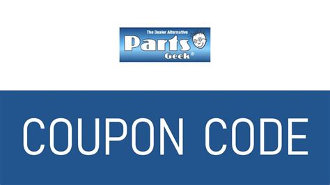 Partsgeek Coupon Code Luise Robinia