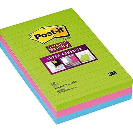 Post It Super Sticky Meeting Notes Pack De 4 Blocs 45 Feuilles Par