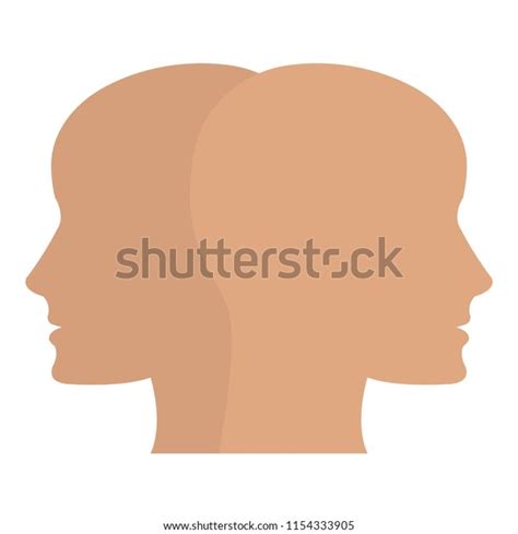 Heads Profiles Human Icon Stock Vector Royalty Free 1154333905 Shutterstock