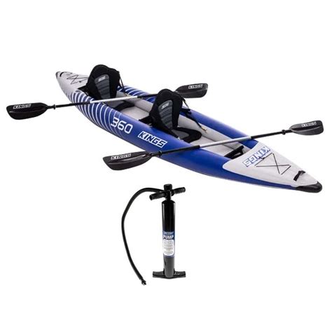 Inflatable Kayak Single Action Pack (For 2 People) - 4WD Supacentre