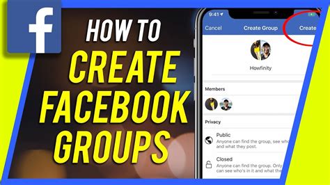 How To Create A Facebook Group On IPhone YouTube