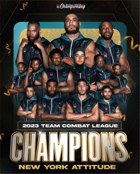 New York Attitude Wins First Team Combat League Championship - NY FIGHTS