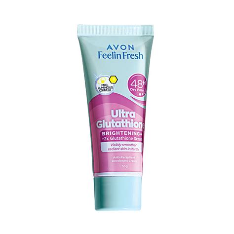 Avon Feelin Fresh Quelch Whitening Ultra Glutathione Deodorant Cream