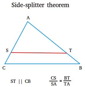 Side Splitter Theorem