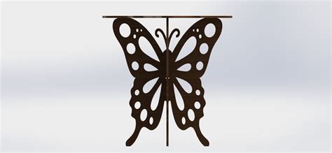 Vectors DXF Files Butterfly Table For CNC Router And Laser Aspire