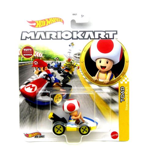 Hot Wheels Mario Kart Toad Standard Kart gelb weiß blau 1 64 eBay