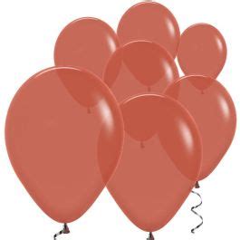 Terracotta Balloons Latex Pk Party Delights