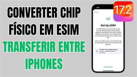 COMO CONVERTER CHIP FÍSICO PARA ESIM NO IPHONE OU TRANSFERIR ESIM DE