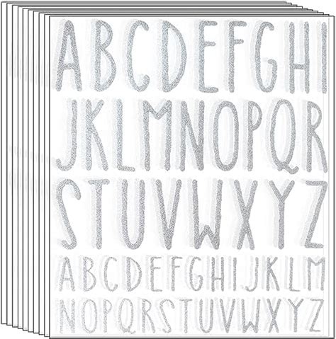 Amazon Waynoda Letter Stickers Sheet Self Adhesive Letters