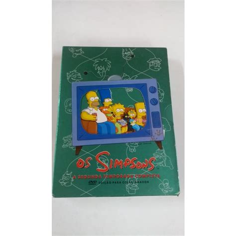 Box Dvd Os Simpsons A Segunda Temporada Completa Shopee Brasil