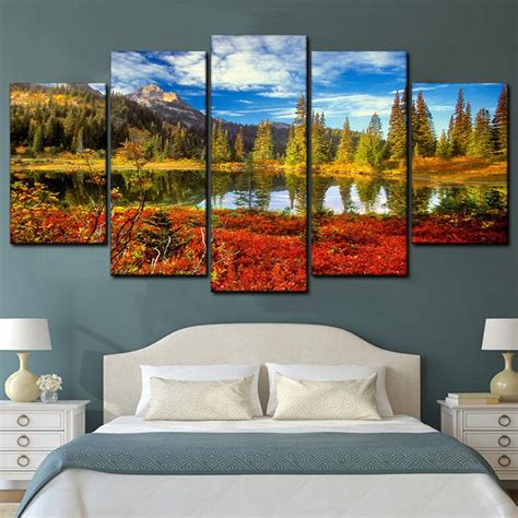 Landscape 1 5 Piece Canvas Art Wall Decor – Canvas Prints Artwork ...