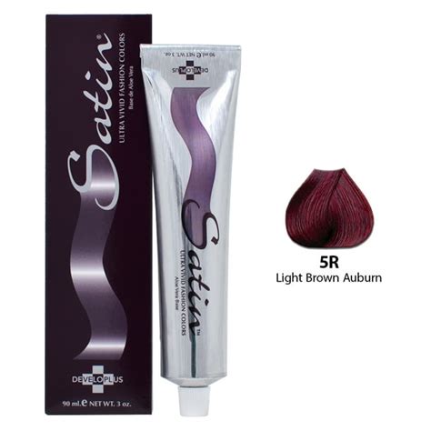 Satin Hair Color Ultra Vivid Fashion Colors 5r Light Brown Auburn