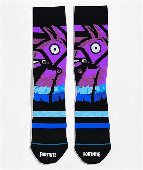 Stance x Fortnite Gimme The Loot Black Crew Socks