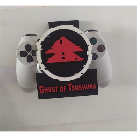 Ghost Of Tsushima Suporte Em Mdf Para Controle Playstation Shopee Brasil