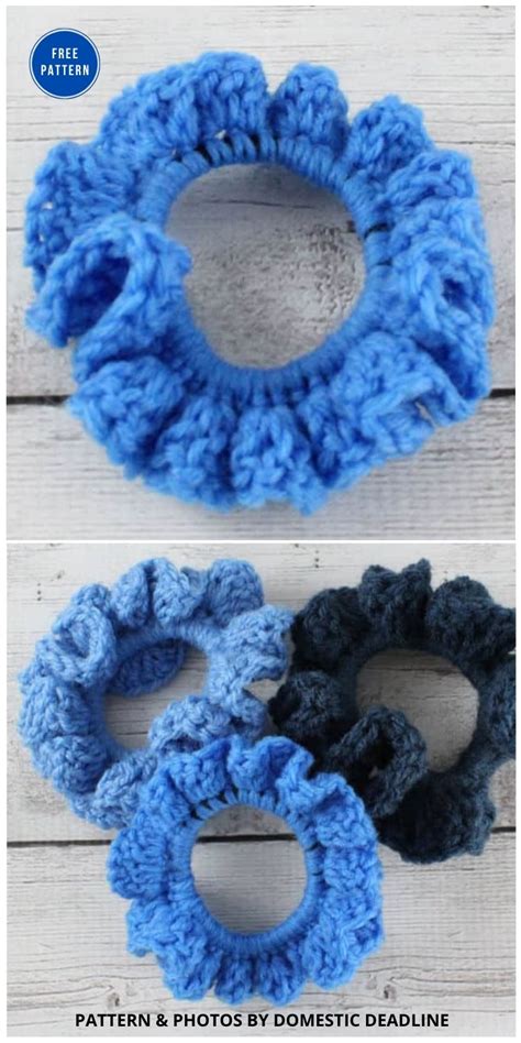 Free Crochet Scrunchie Patterns The Yarn Crew