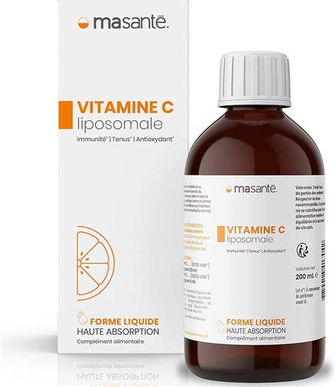 Vitamine C Liposomale Liquide Ml Compl Ment Alimentaire Vegan