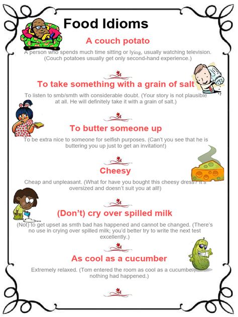 Food Idioms | PDF