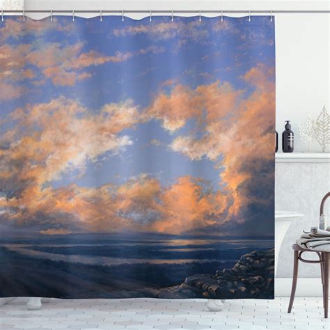 Open Sky Landscapes Shower Curtain Elevate Your Bathroom With